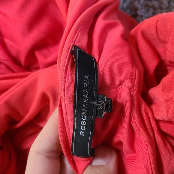BCBG orange backless midi sz xxs - Picture 3 of 7